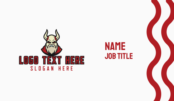Barbarian Devil Esports Clan Business Card Design Image Preview