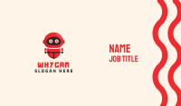 Red Robot Business Card Image Preview