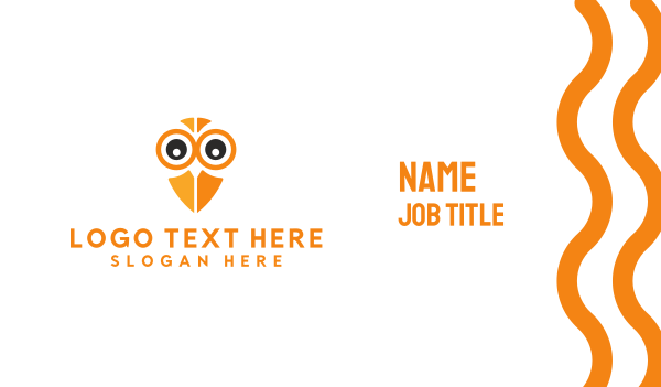 Owl Eyes Business Card Design Image Preview