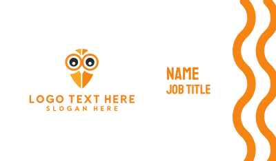 Owl Eyes Business Card Image Preview