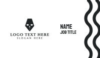 Black Pen Skull Business Card Image Preview