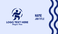 Person Jogging Exercise  Business Card Image Preview