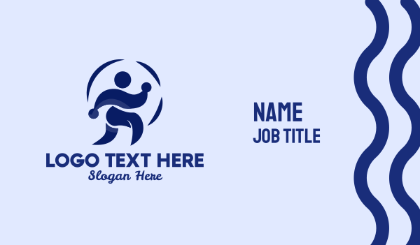 Person Jogging Exercise  Business Card Design Image Preview