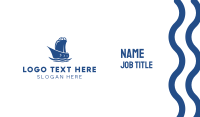 Marine Shopping Store Business Card Design