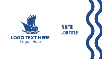 Marine Shopping Store Business Card