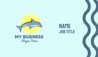 Dolphin Sun Business Card Design