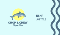 Dolphin Sun Business Card Image Preview