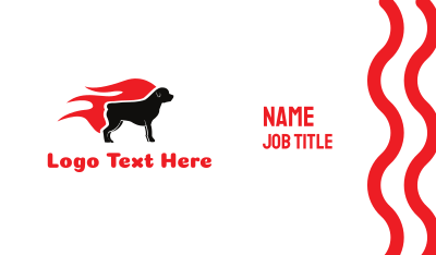 Hot Rottweiler Business Card