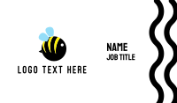 Round Bee Business Card Design