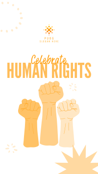 Celebrate Human rights Instagram story Image Preview
