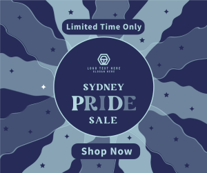 Vibrant Sydney Pride Sale Facebook post Image Preview