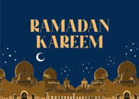 Celebrating Ramadan Postcard Image Preview