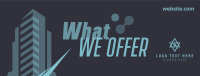Generic What We Offer Facebook cover Image Preview