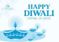 Diwali Festival Postcard Image Preview
