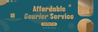 Affordable Courier Service Twitter header (cover) Image Preview