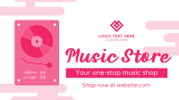 Premium Music Store Facebook Event Cover Design