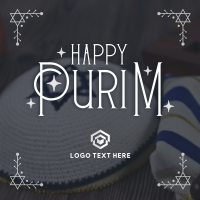 Celebrating Purim Instagram Post Design