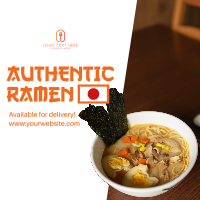 Japanese Ramen Instagram Post | BrandCrowd Instagram Post Maker