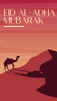 Desert Camel Facebook story Image Preview