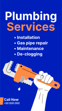Plumbing Professionals Instagram story Image Preview