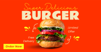 The Burger Delight Facebook ad Image Preview