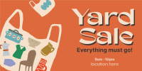 Decluttering Yard Sale Twitter post Image Preview