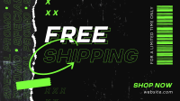 Grungy Street Shipping Facebook Event Cover Design