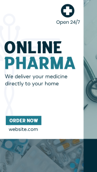 Online Pharma Business Medical YouTube Short Design