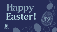 Eggs and Flowers Easter Greeting Video Image Preview