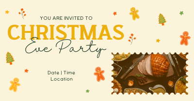 Christmas Eve Party Facebook ad Image Preview