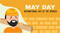 Construction May Day Facebook Event Cover Design