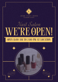 Modern Nostalgia Nail Services Poster Preview