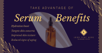 Organic Skincare Benefits Facebook Ad Design