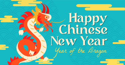 Chinese New Year Dragon  Facebook ad Image Preview