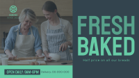 Bakery Bread Promo Facebook Event Cover Design