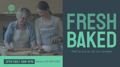 Bakery Bread Promo Facebook event cover Image Preview