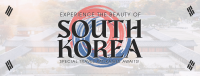 Korea Travel Package Facebook cover Image Preview