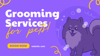 Premium Grooming Services Facebook event cover Image Preview