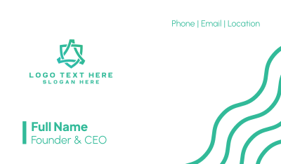 Wavy Lines Business Card Image Preview