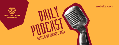 Daily Podcast Cutouts Facebook cover Image Preview