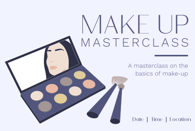 Make Up Masterclass Pinterest board cover Image Preview