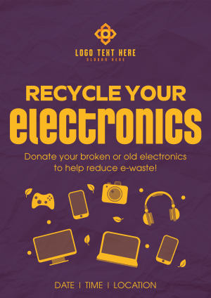 Recycle your Electronics Flyer Image Preview