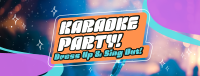 Karaoke Party Star Facebook Cover Design