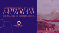 Switzerland Confederation Commemoration Animation Preview