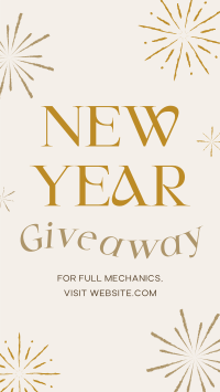 New Year Giveaway Instagram reel Image Preview