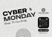 Cyber Monday  Flash Sale Postcard Preview