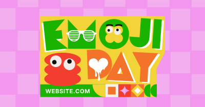 Emoji Day Greeting Facebook ad Image Preview