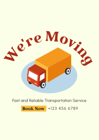 Truck Moving Services Flyer Design