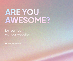 Are You Awesome? Facebook post Image Preview