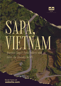 Vietnam Rice Terraces Flyer Image Preview